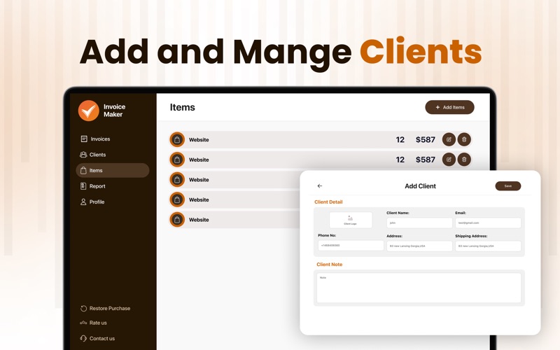 Invoice Maker -Receipt Creator screenshot