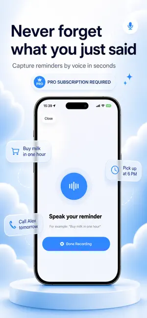 Voice Reminder: Quick Tasks screenshot 1