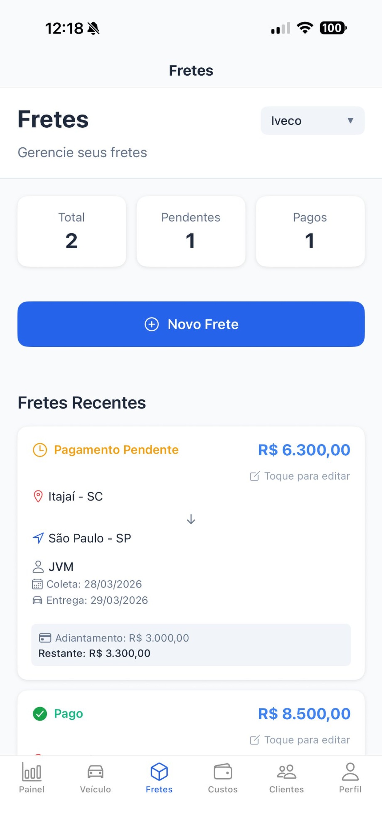 Frota Leve screenshot 3