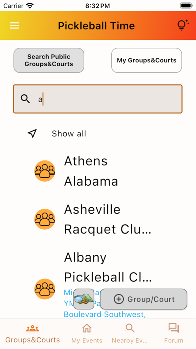Pickleball Time: Schedule&Play Screenshot