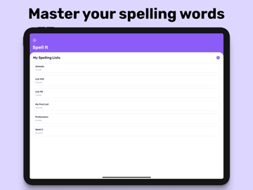 Spell It: Spelling Bee Games iPad screenshot