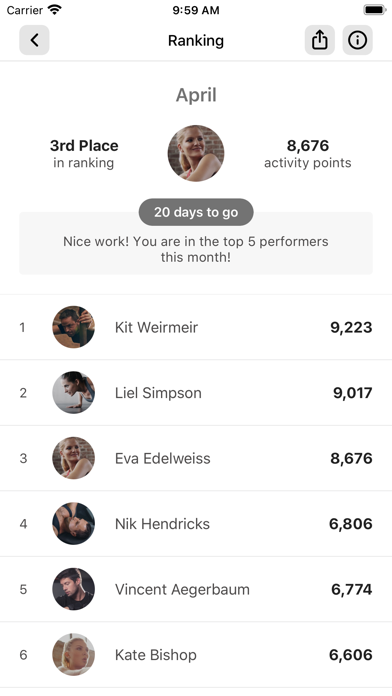 FCW Member App Screenshot