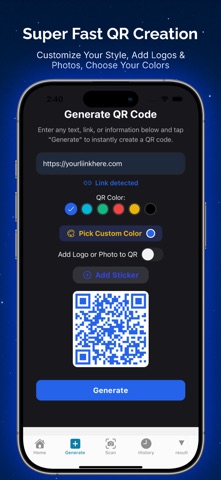 qr code generator customizer Screenshot 2 of 10
