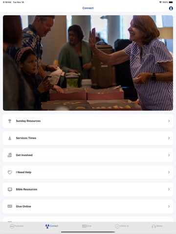 Calvary Westlake iPad screenshot