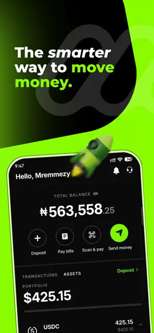 Money Moves: Own, Spend Crypto screenshot 1
