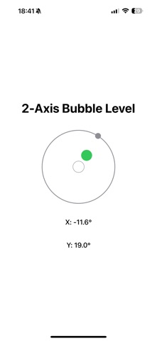 Clean Bubble Level screenshot