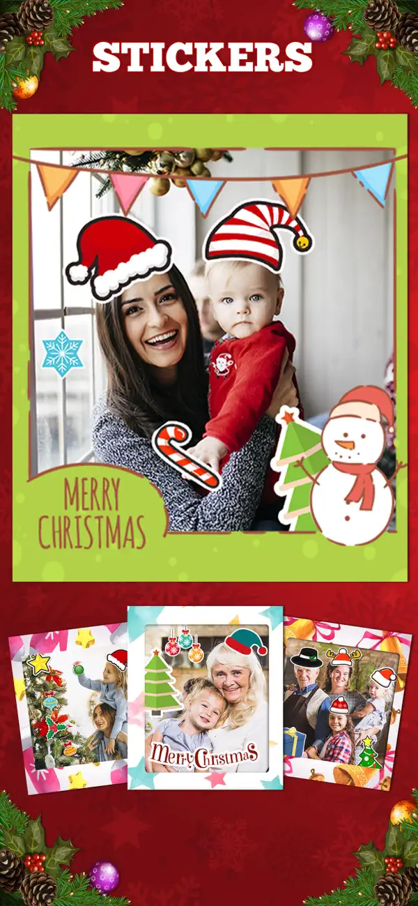 Screenshot #3 pour Cadres et autocollants de Noël