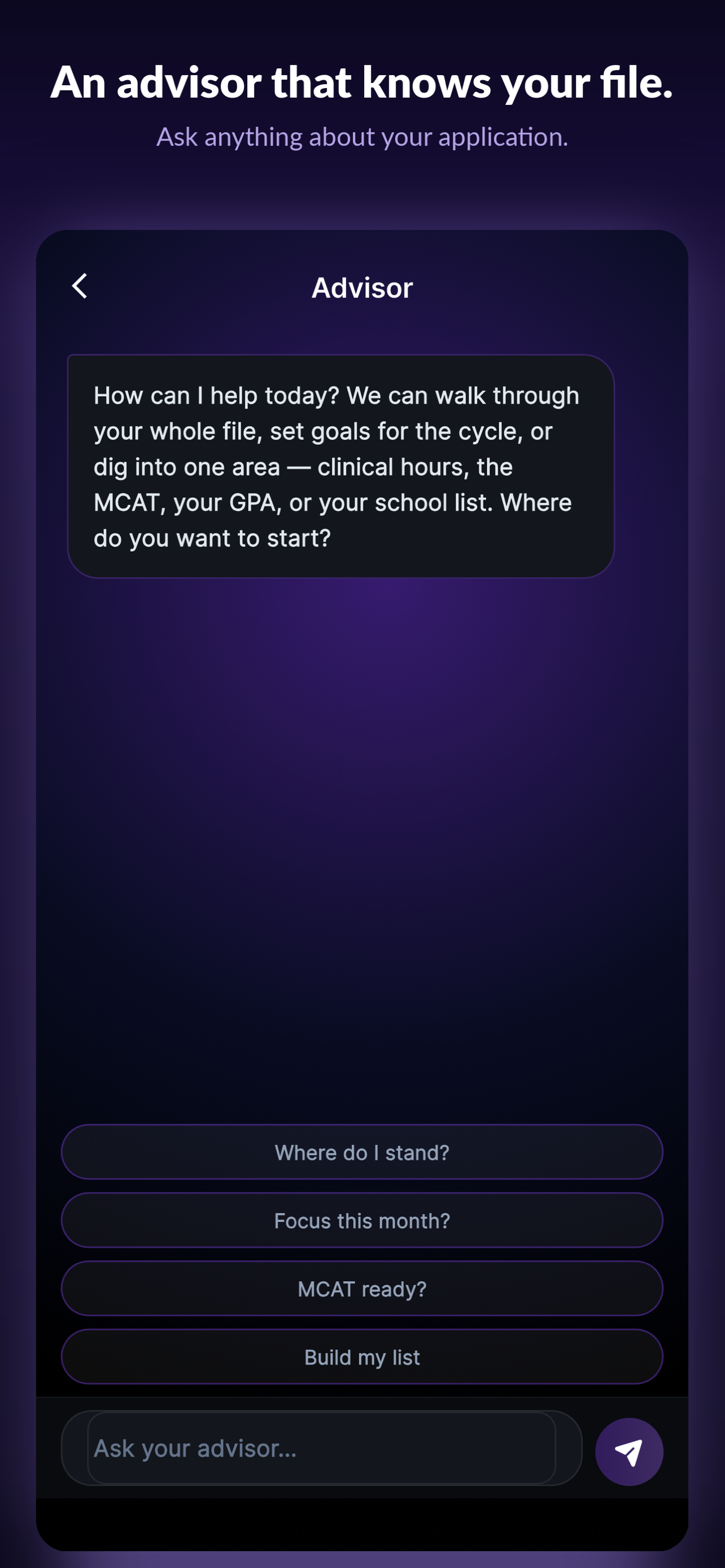 MedTrack – Pre-Med Tracker