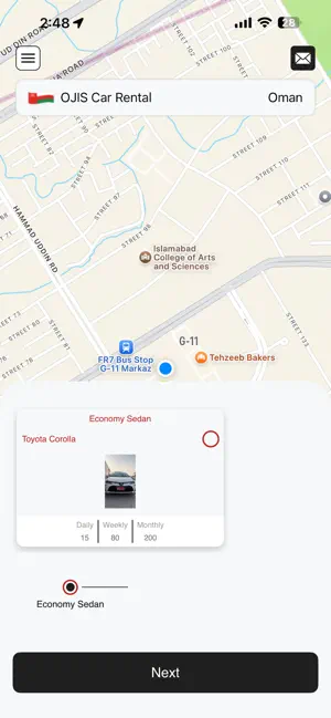 OJIS Car Rental screenshot 3