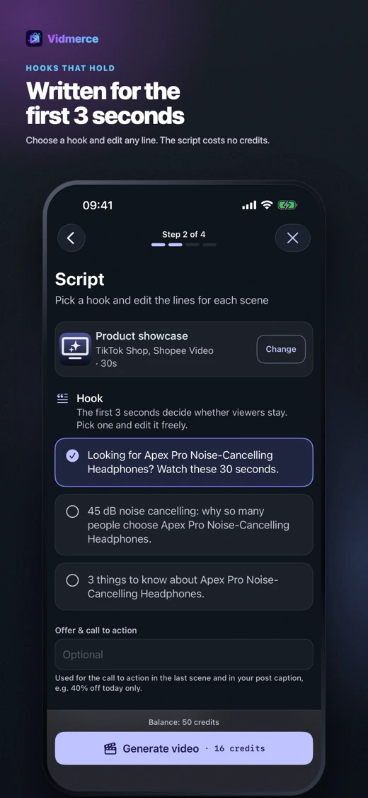 Vidmerce AI: Product Video Ads screenshot 4