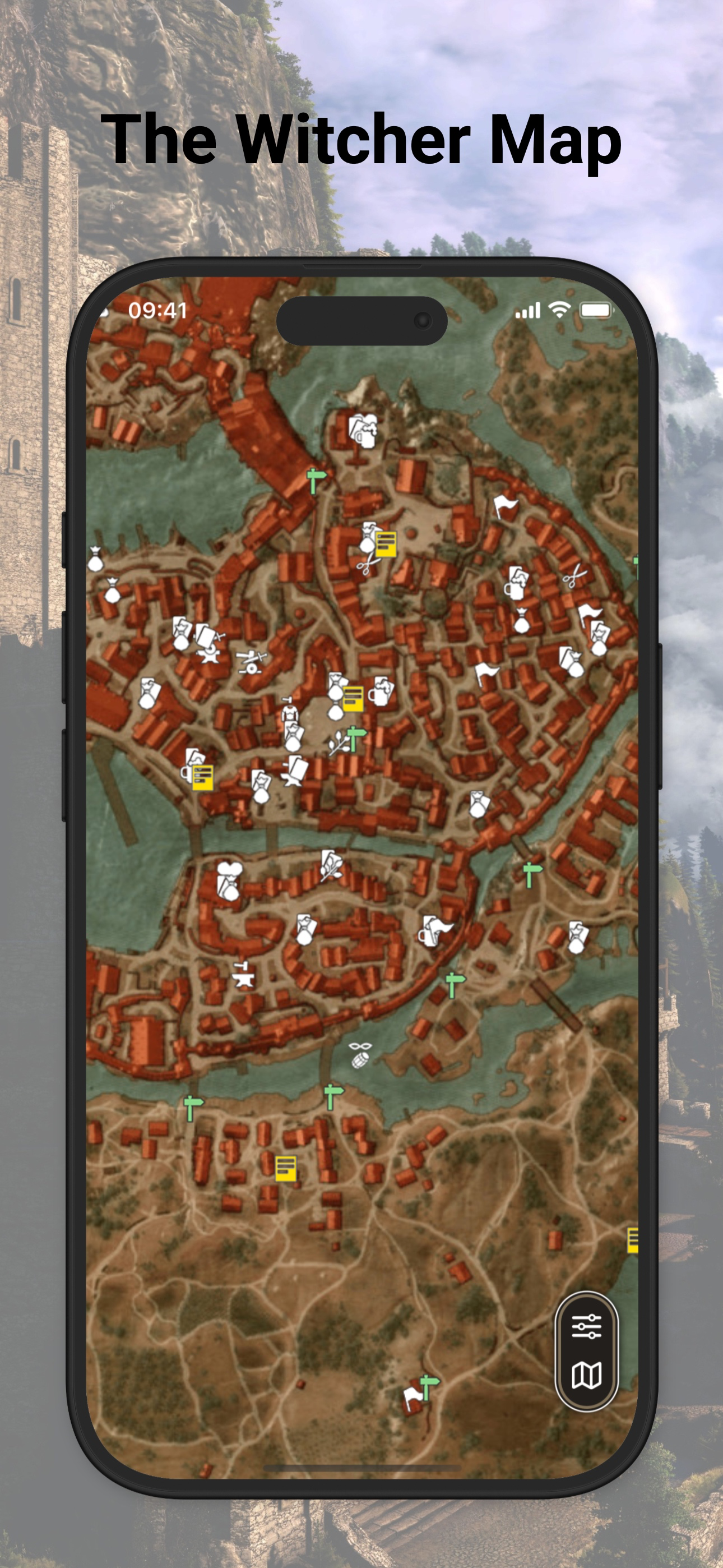 The Witcher 3 Map & Companion
