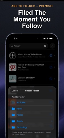 Abrapod: Podcast Player iPhone screenshot