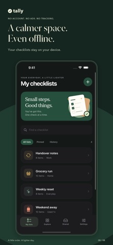 Tally: Offline Checklist Maker Screenshot 8 of 8