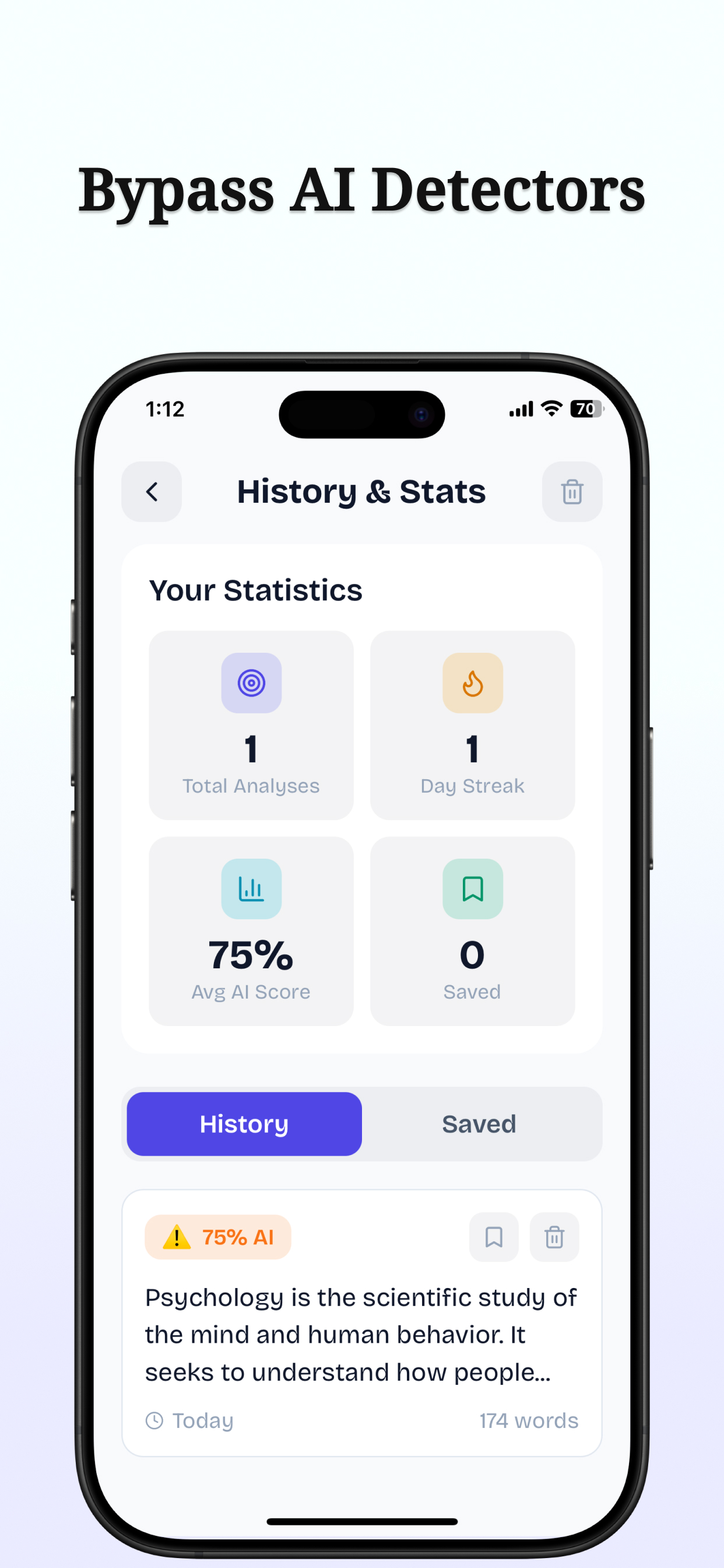 AI Detector: Truefy screenshot 4