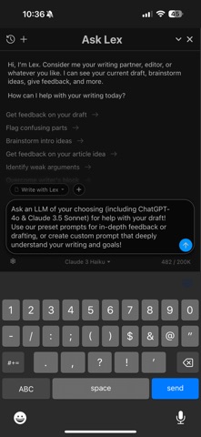 Lex Writer Screenshot 3 of 3