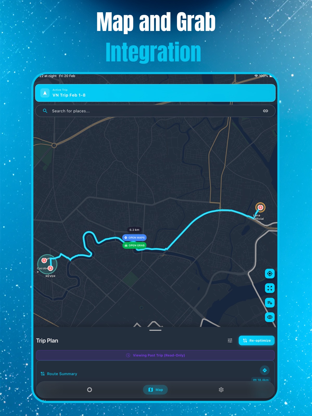 VoyZa: Trip Route Planner ipad screenshot 3
