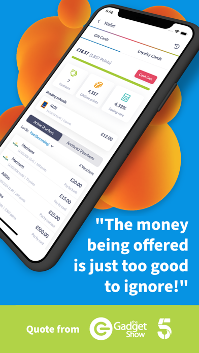 JamDoughnut: Cashback & Comps iPhone screenshot 6