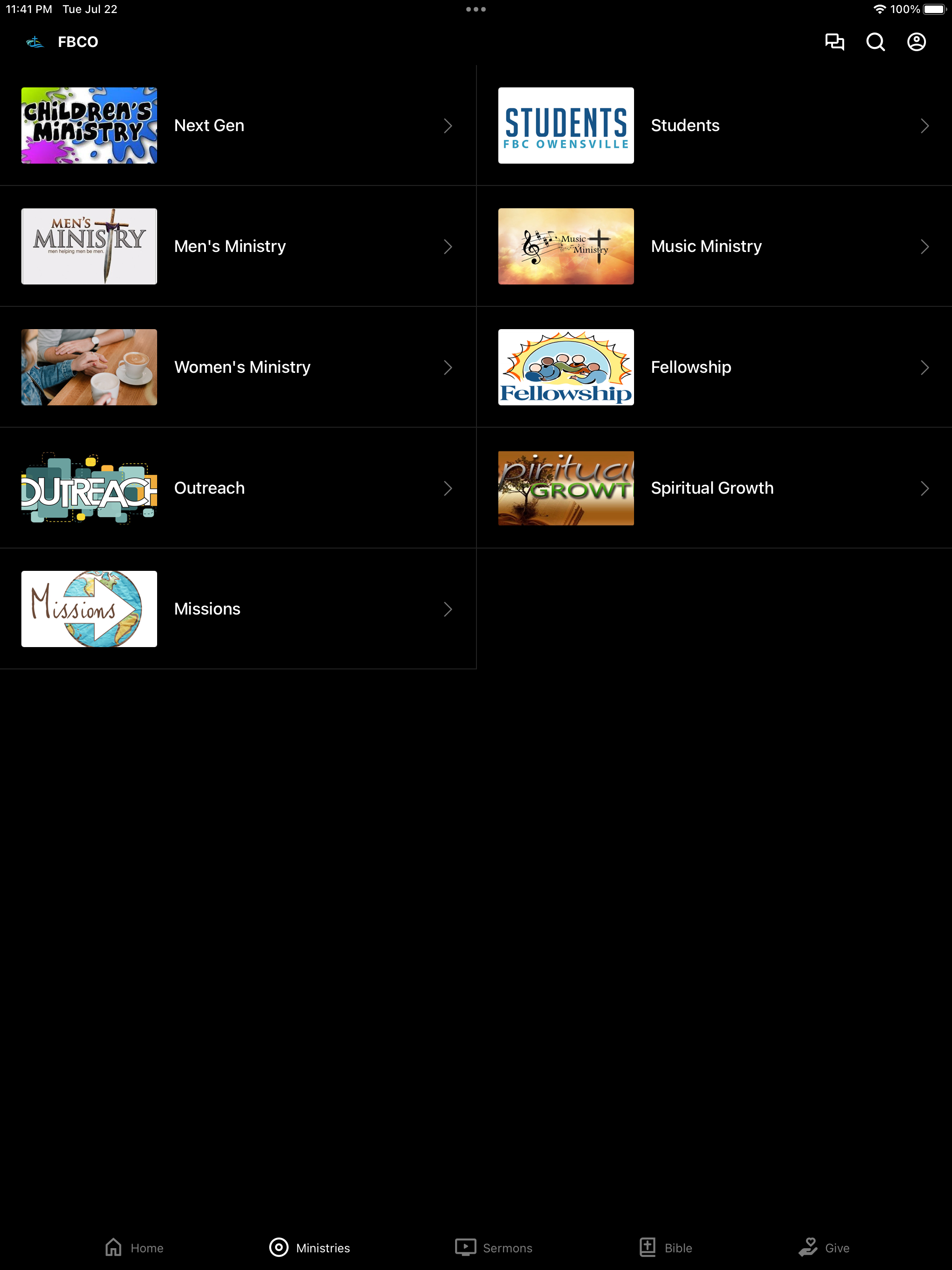 First Baptist Owensville screenshot 5