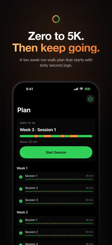 Canter: Run Walk Training screenshot 1 of 8