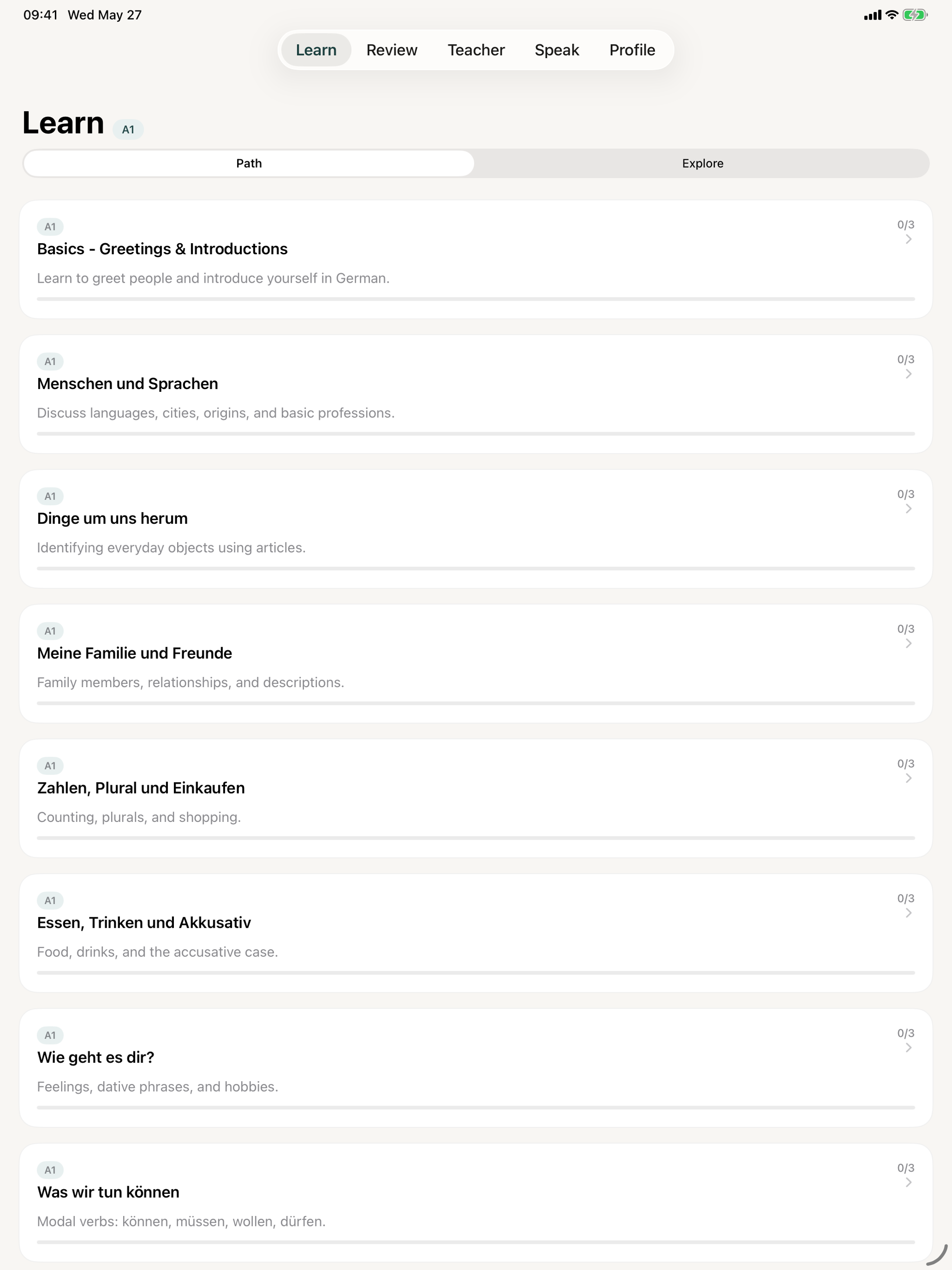 Klug - Learn German