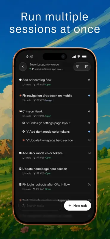 Sesori: Mobile AI Coding screenshot 5 of 10