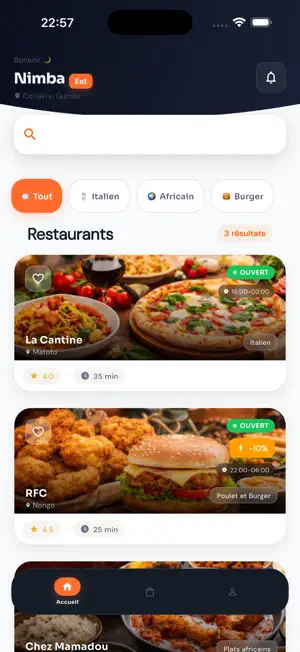 Nimba Eat screenshot 1