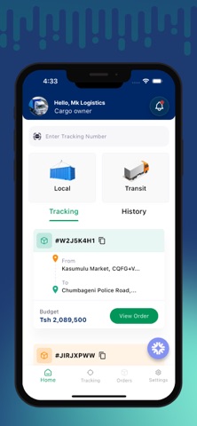 Sana Logistics screenshot