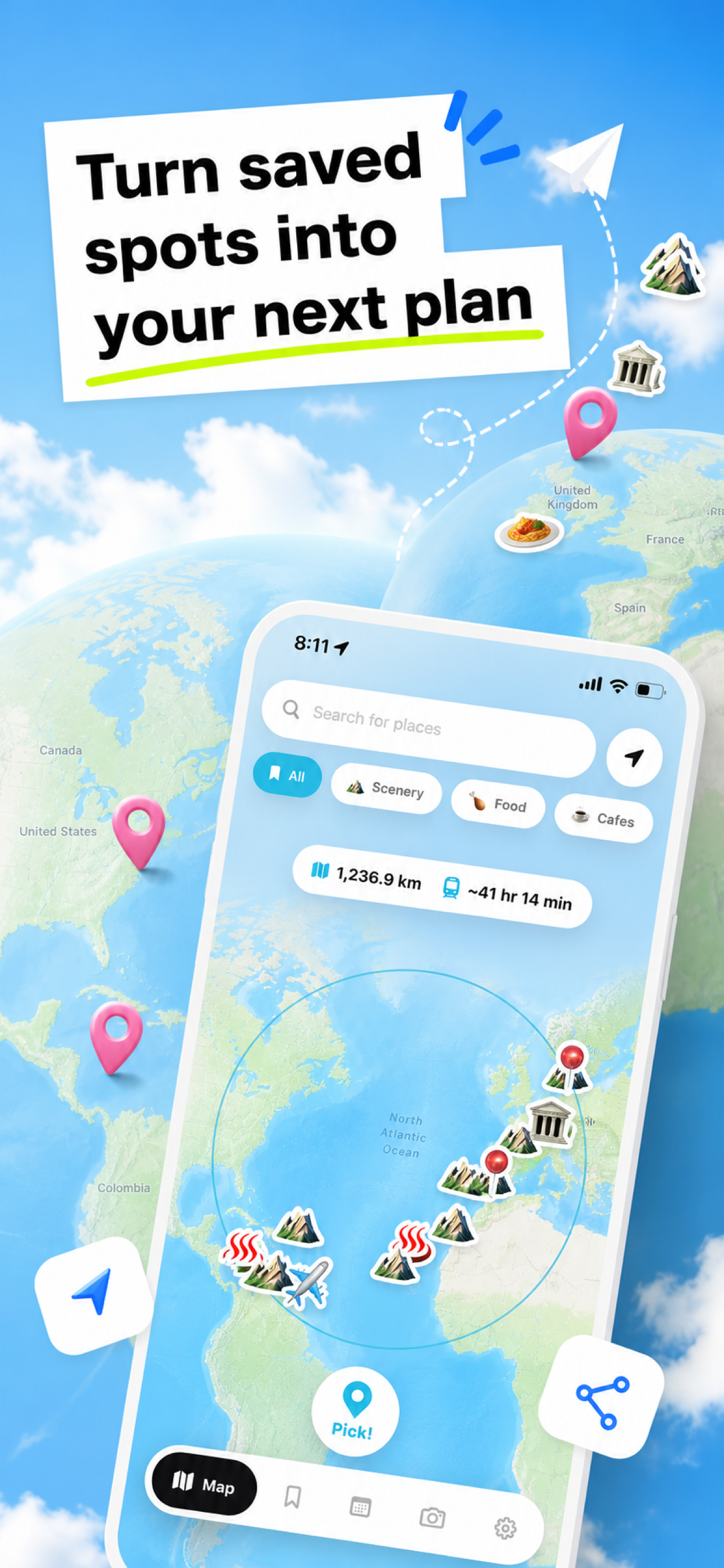 PickGo - Save Places screenshot 2