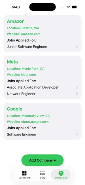Job Journal: Track Jobs screenshot 3