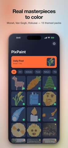 Pixel Art Coloring - PixPaint Screenshot 1 of 4