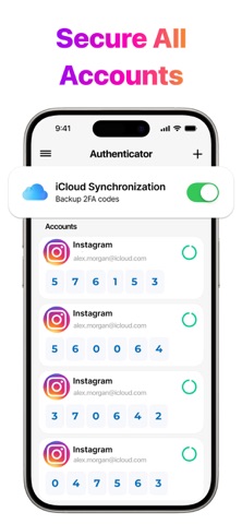Authenticator for Instagram iPhone screenshot