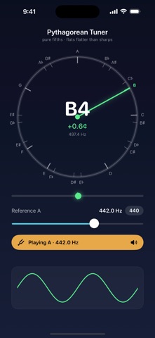 Pythagorean Tuner Screenshot 3 of 4