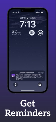 ConcertTrackr screenshot