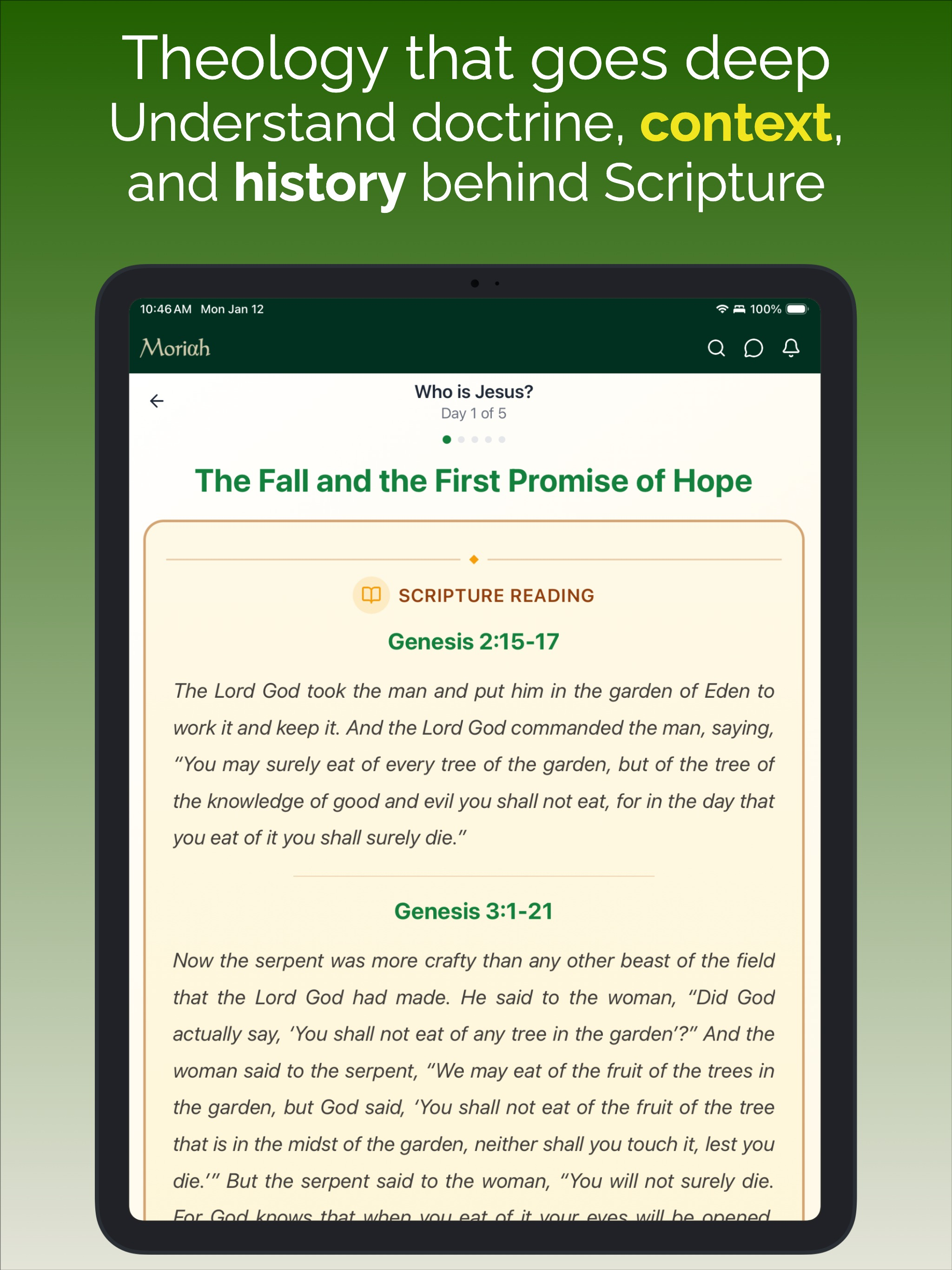 Moriah: Bible Studies & Audio