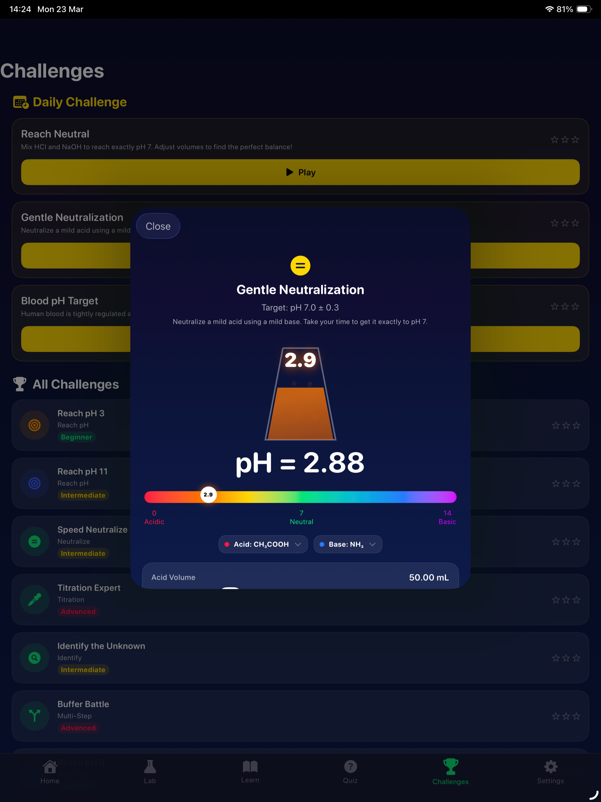 pH Lab: Chemistry Simulator