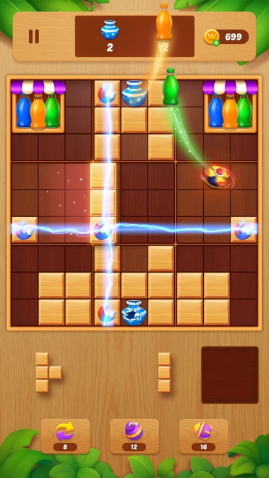 Screenshot #1 pour Block Crush: Wood Block Puzzle