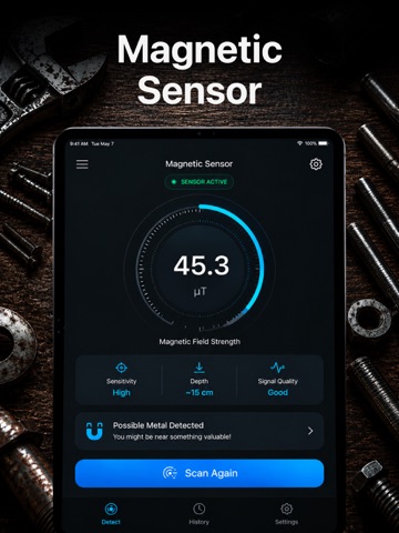 Metal Detector: Find Metals iPad screenshot