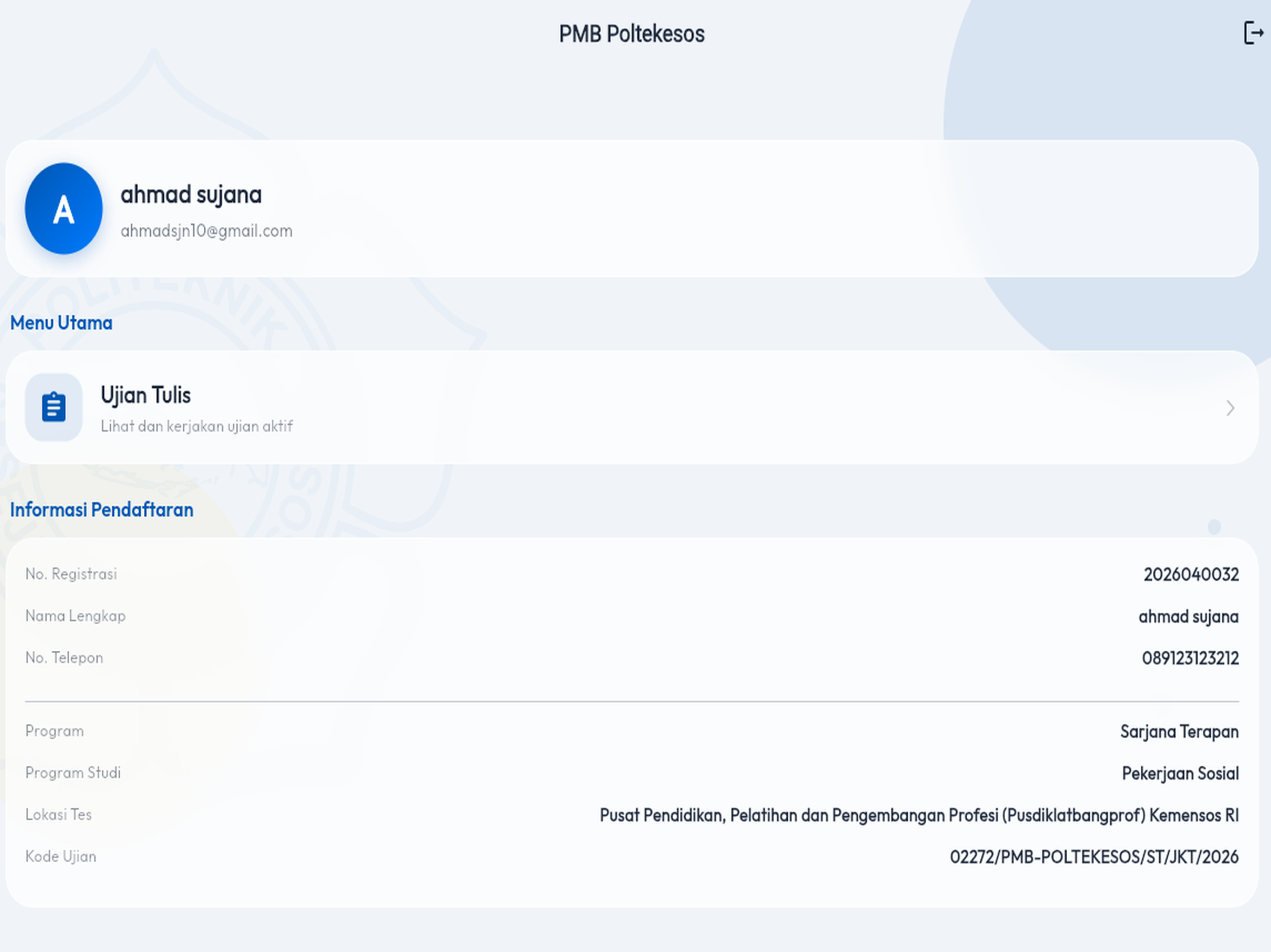 PMB Poltekesos screenshot 13