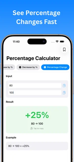 Percently: Percent Calculator screenshot 4