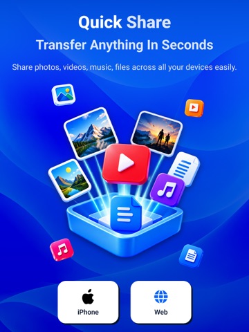 Sharelix : Air File Share iPad screenshot