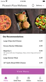 picassos pizza wallasey iphone screenshot 2
