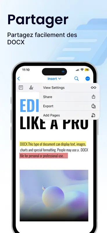 Éditeur Word: Docs et Docx screenshot 8 of 8