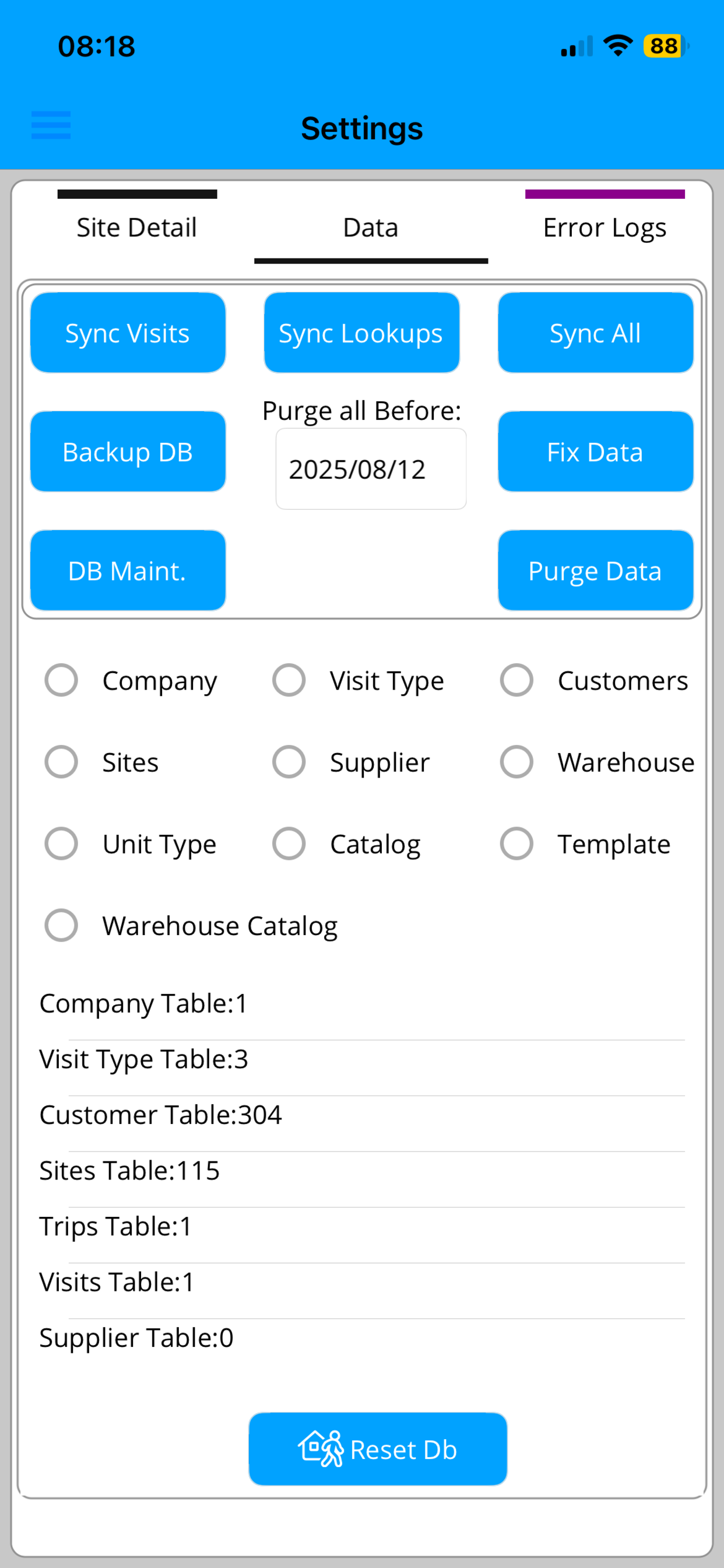Representative Tracking Module