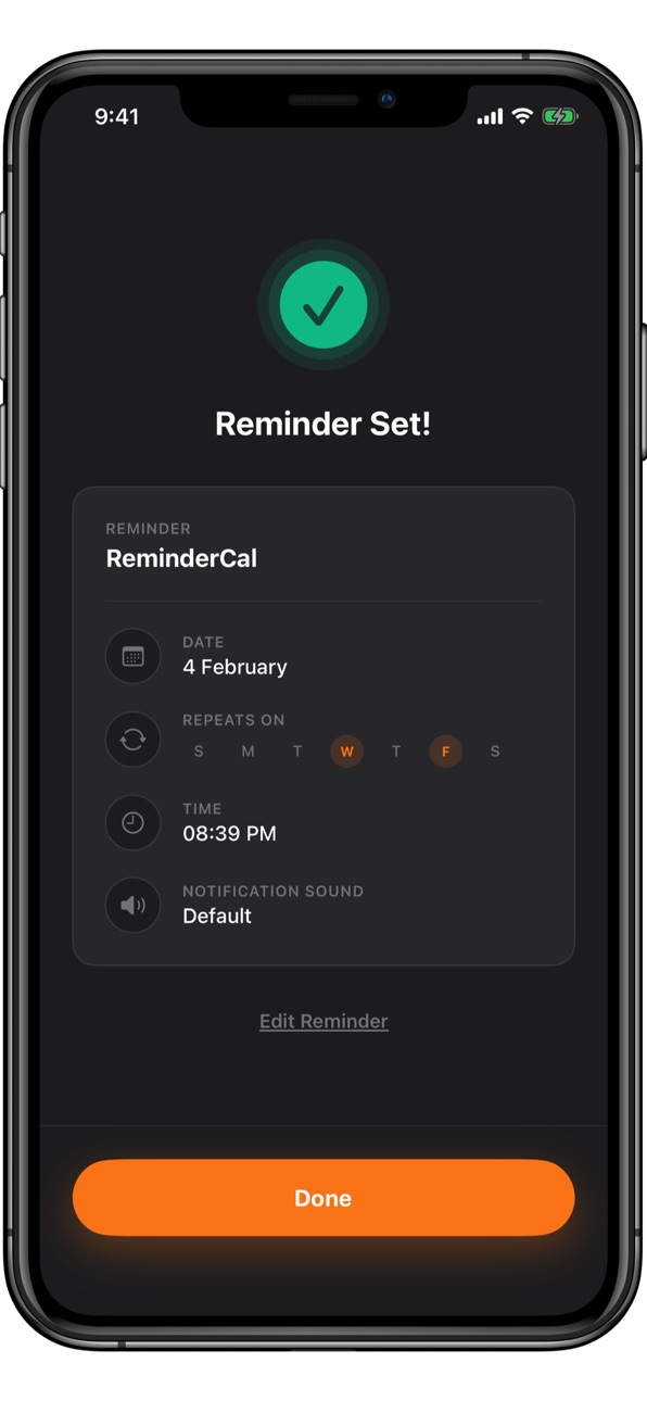 iPhone screenshot