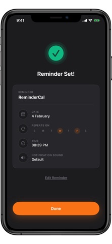 ReminderCal - Reminders Screenshot 4 of 8