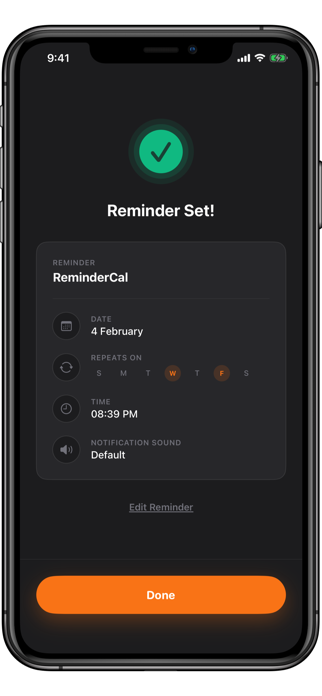 ReminderCal - Reminders Screenshot 4 of 8