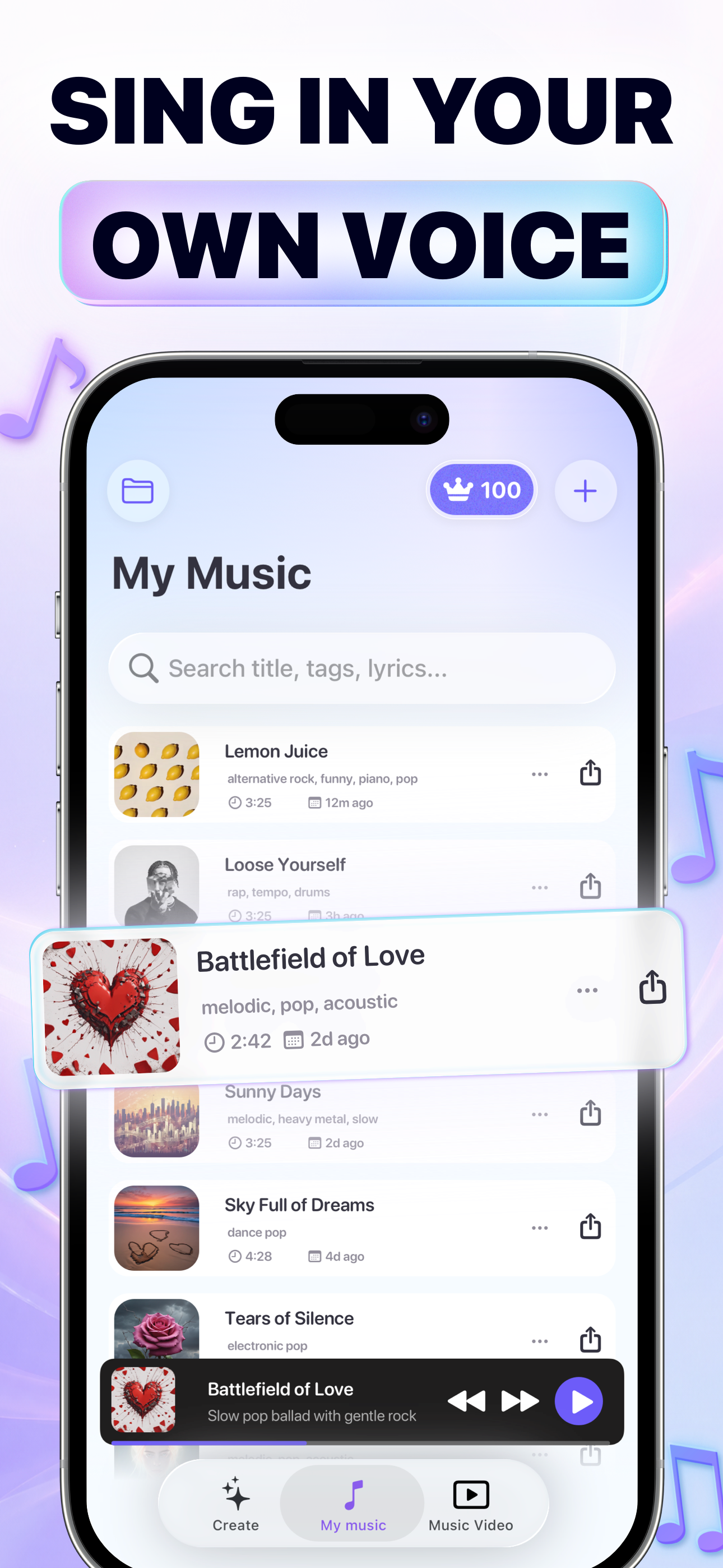 AI Music - Generator screenshot 2