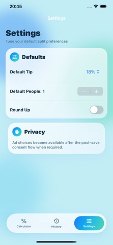 TipMate – Smart Split & Tip Screenshot 3 of 3