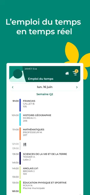 PRONOTE screenshot 2