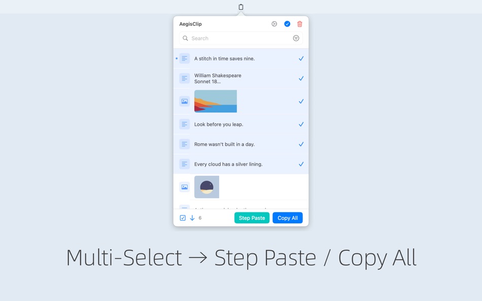 #2. AegisClip - Minimal Clip (macOS) By: 江涛 吴
